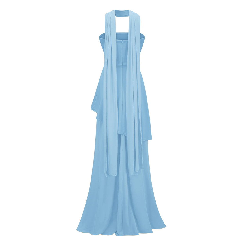Solène Off-Shoulder Ruched Maxi Gown (Final Sale-US Only)