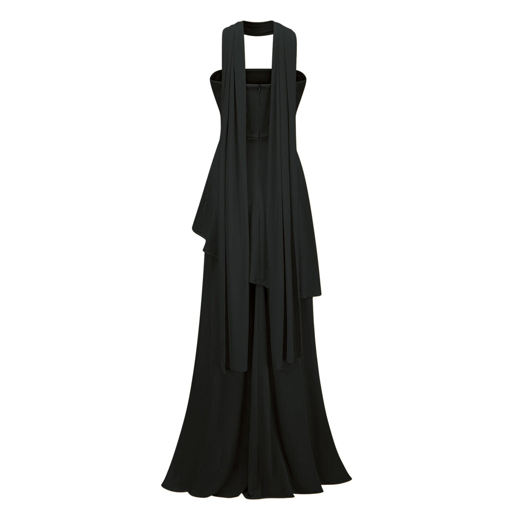 Solène Off-Shoulder Ruched Maxi Gown (Final Sale-US Only)