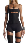 Éclat Black Hollow Detail Playsuit (Final Sale-US Only)