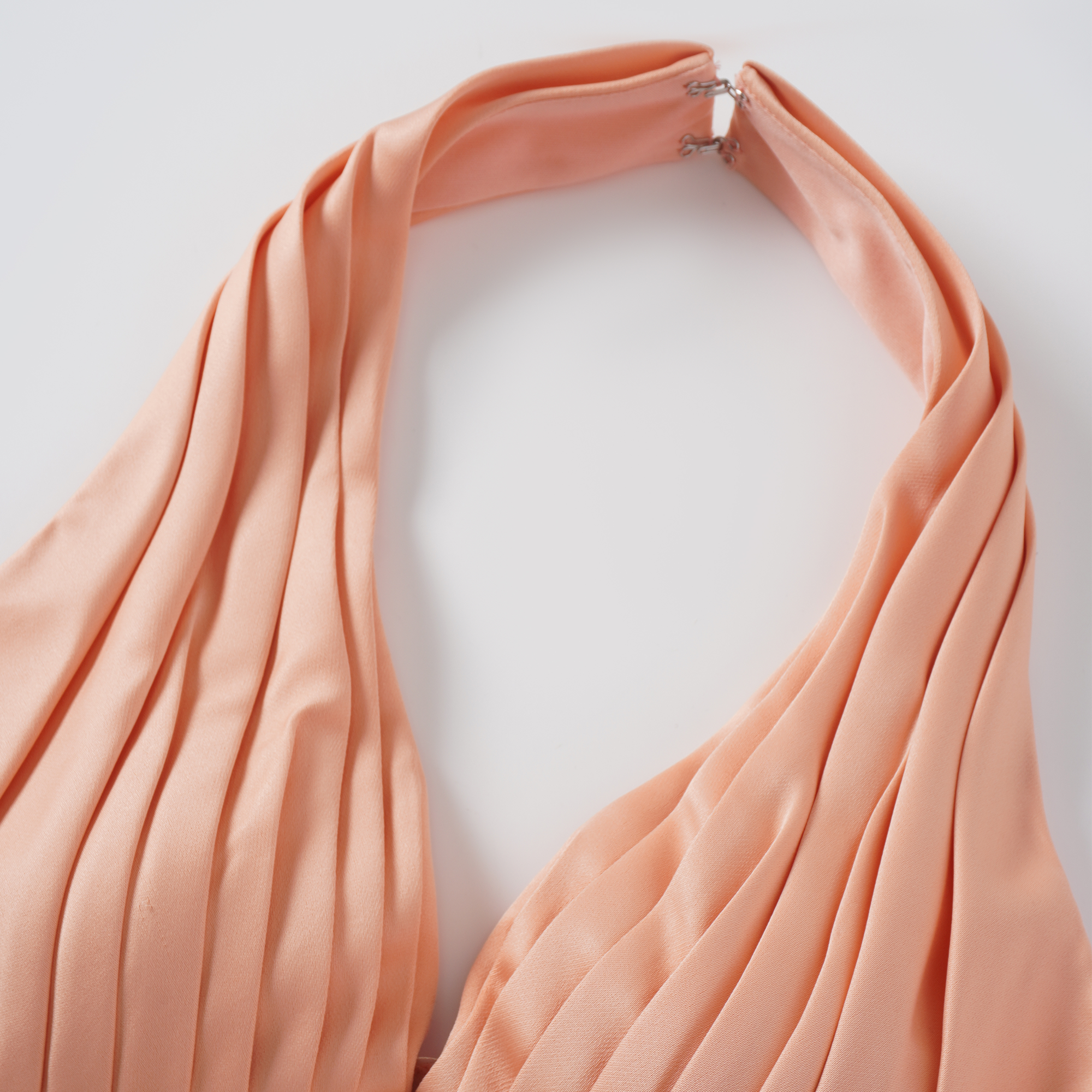 Aurélie Orange Halterneck Mermaid Maxi Dress (Final Sale-US Only)