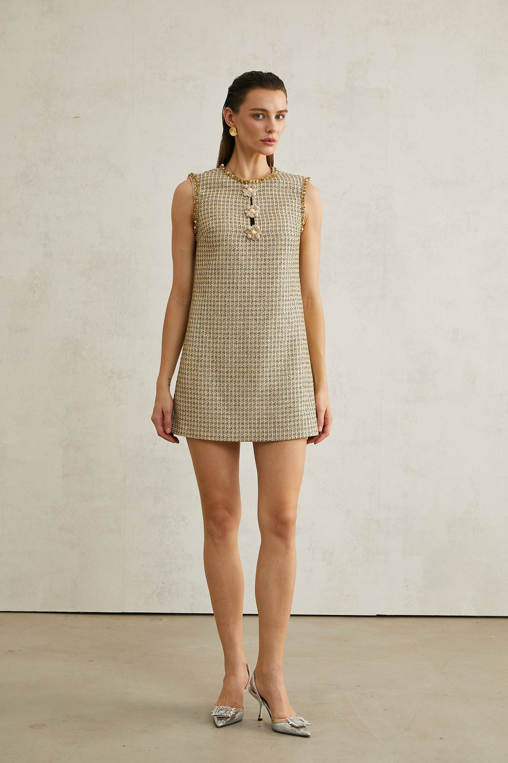 Éléonore tweed sleeveless mini dress (Final Sale-US Only)