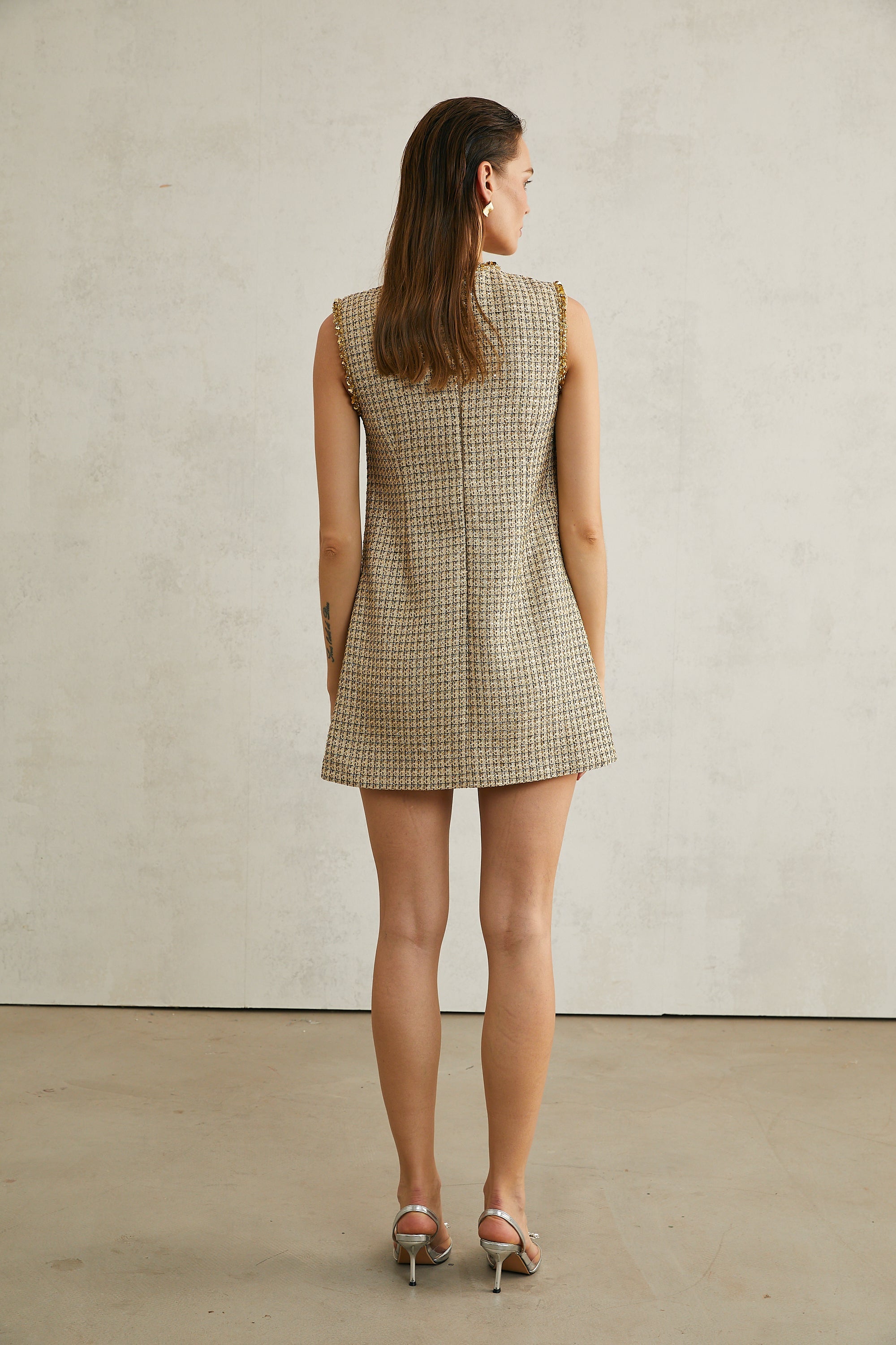 Éléonore tweed sleeveless mini dress (Final Sale-US Only)