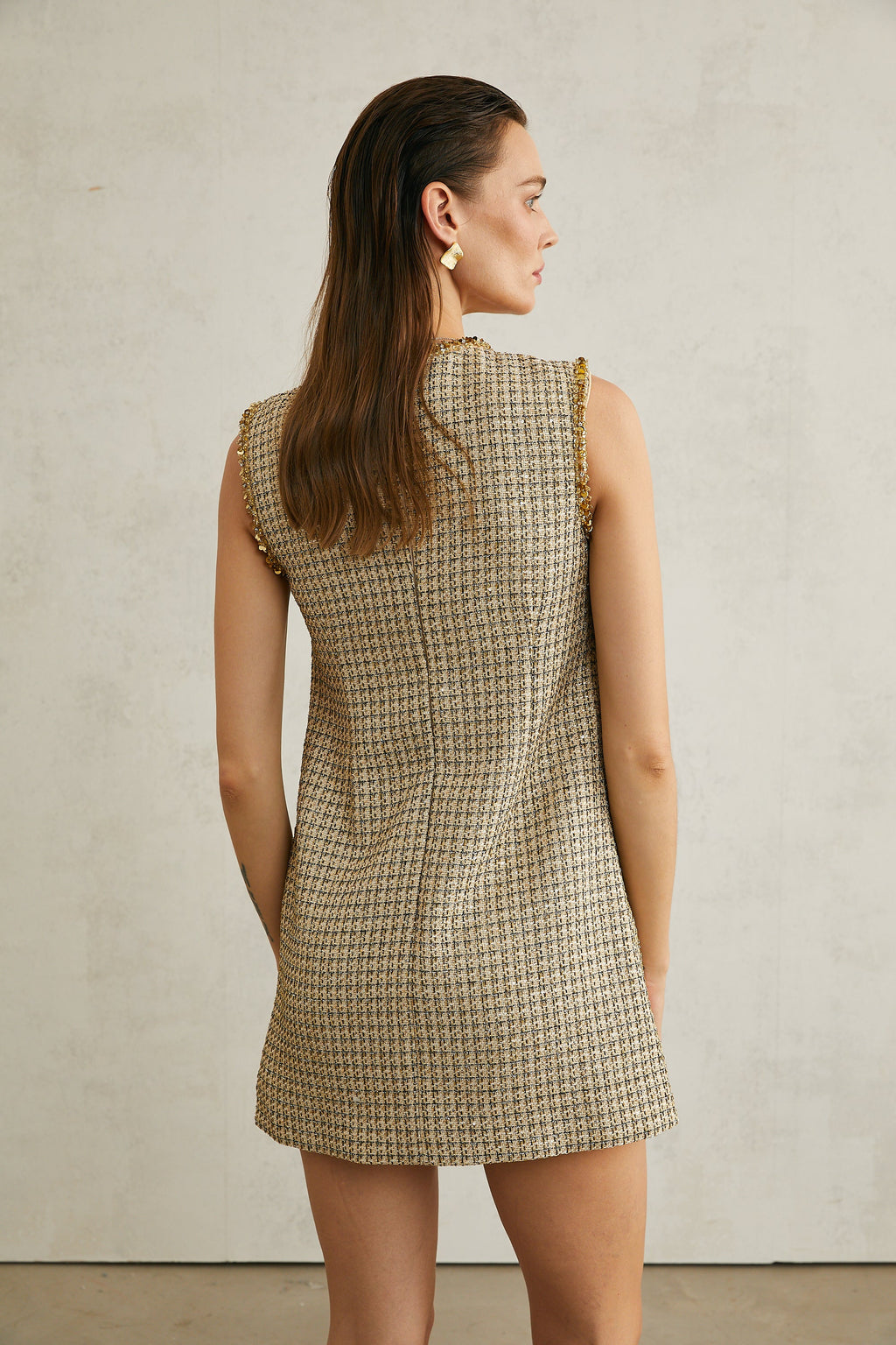 Éléonore tweed sleeveless mini dress (Final Sale-US Only)
