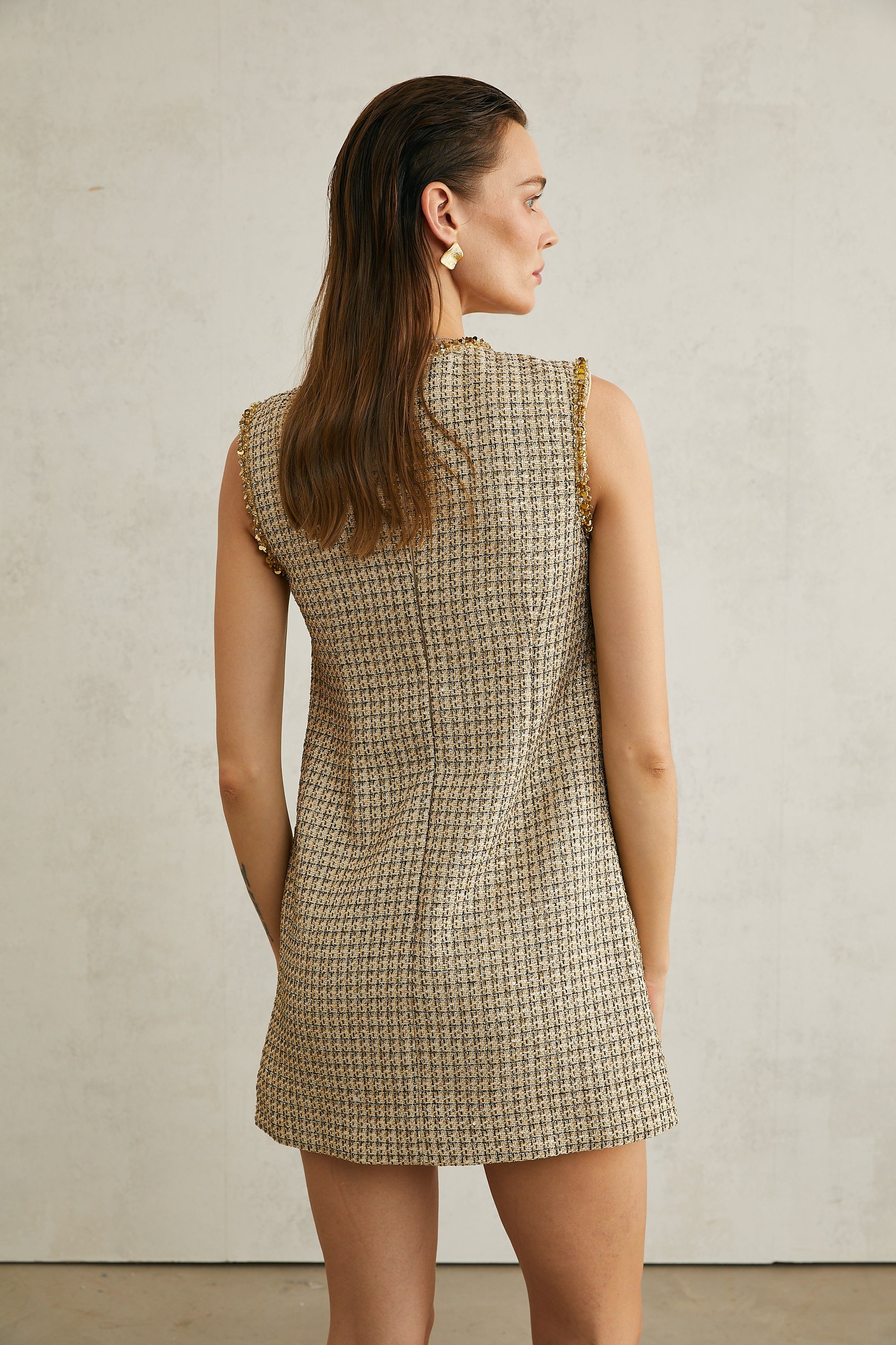 Éléonore tweed sleeveless mini dress (Final Sale-US Only)