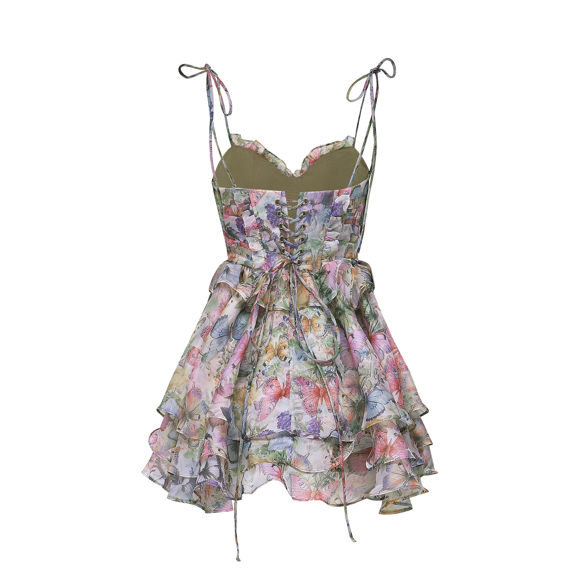 Vestido mini plisado con estampado floral Juliette de Final Sale, diseño elegante y femenino, con falda acampanada.