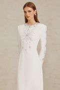 Aloïse White Embellished Maxi Gown (Final Sale-US Only)