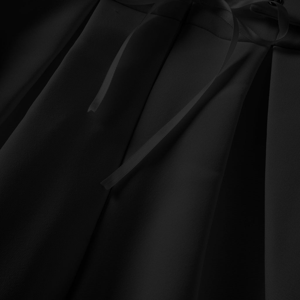 Vestido mini blazer negro con corsé y manga larga, estilo elegante y ajustado, de la marca Final Sale.