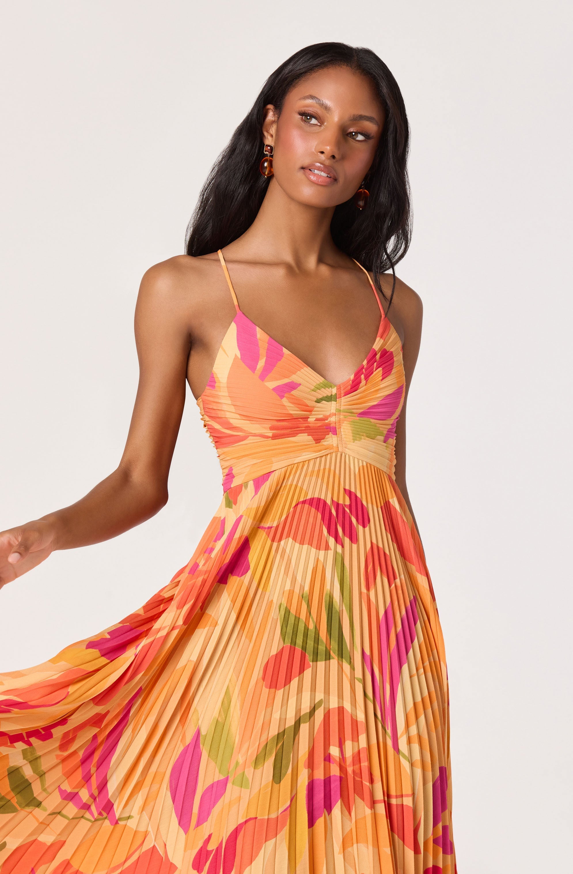 ATISSE BLYTHE — Floral Midi Dress