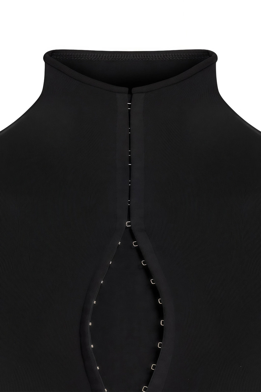 Andrea Black Keyhole Corset Mini Dress