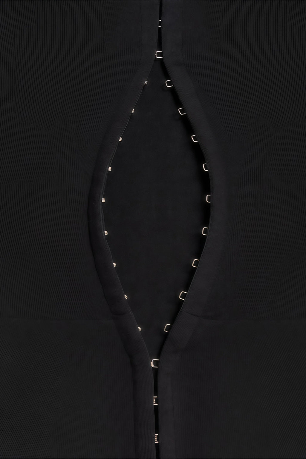 Andrea Black Keyhole Corset Mini Dress