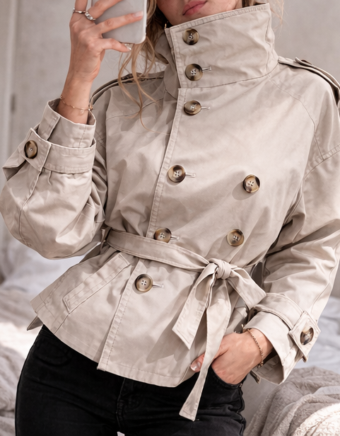 Chaqueta Trench Corta - Angela Puerto