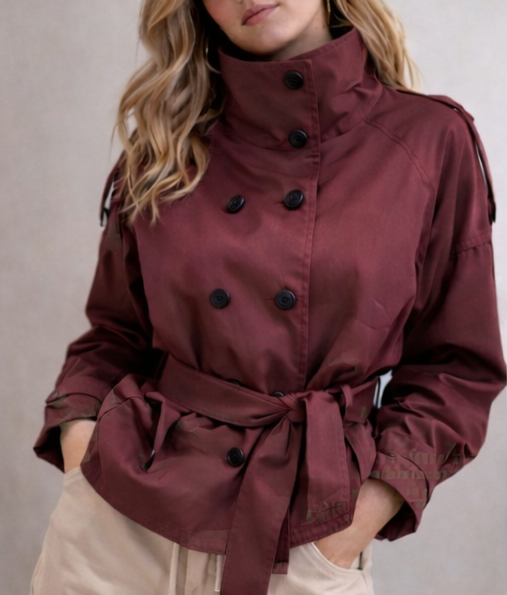Chaqueta Trench Corta - Angela Puerto