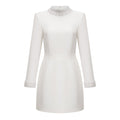 Bernadette White Faux Pearl Mini Dress