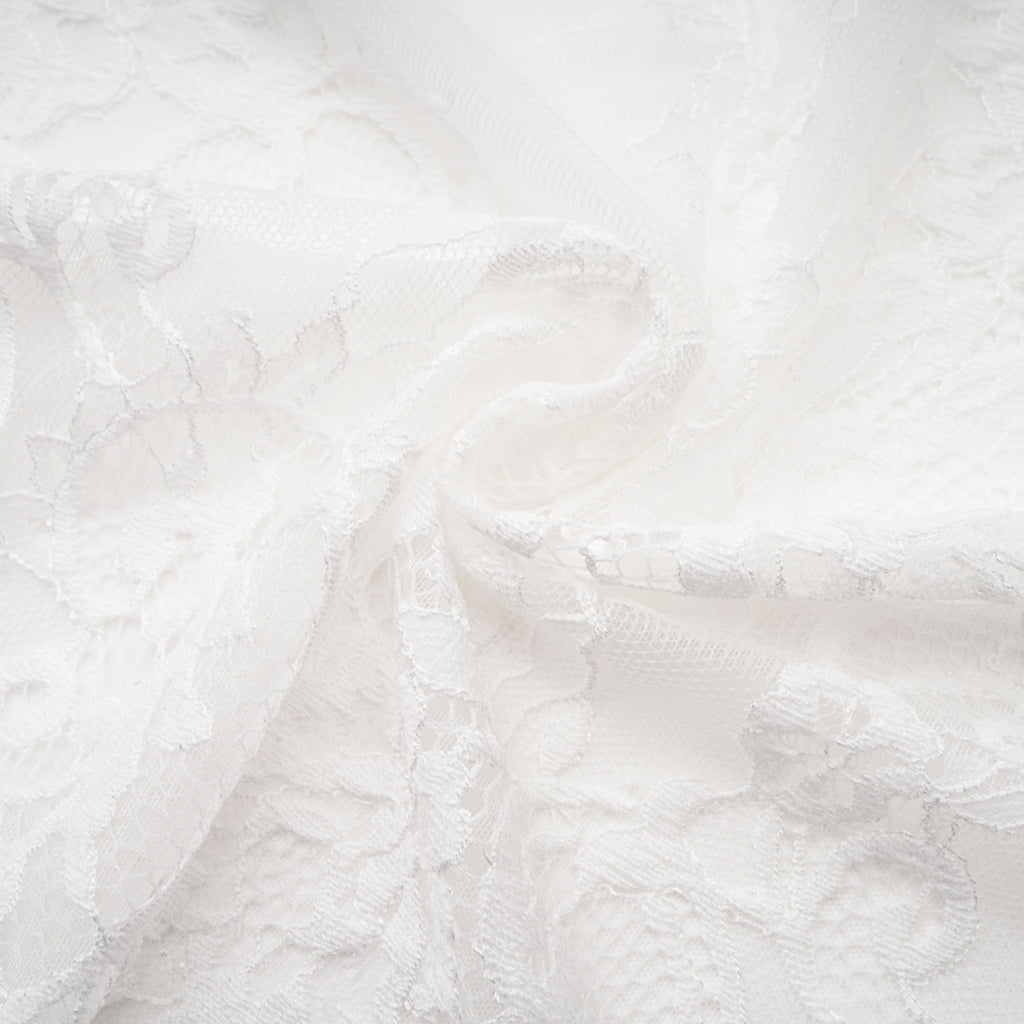 Margherita White Floral Lace Dress & Skirt Set