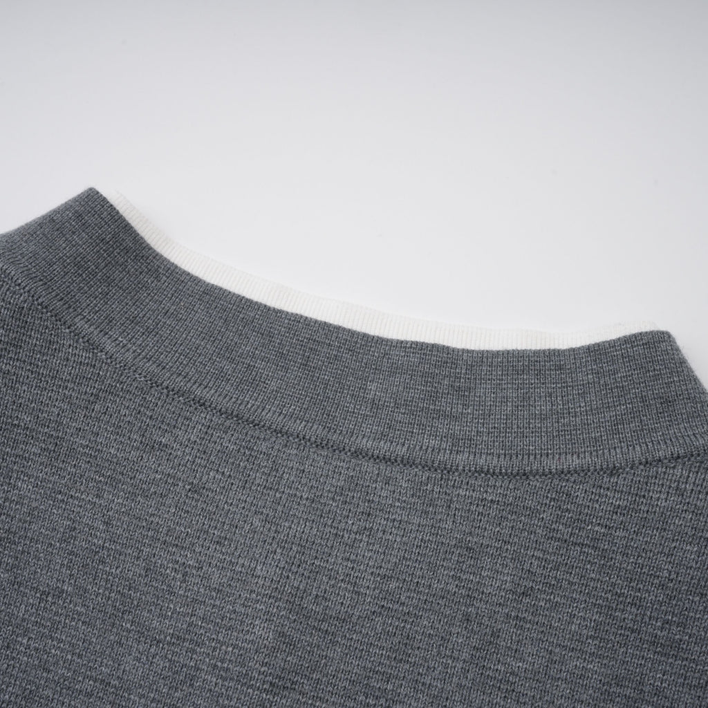 Lisette Grey 3D Petal Knit Cardigan
