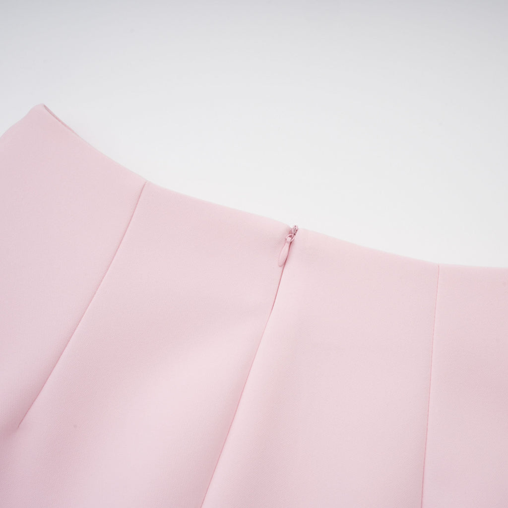 Eira Pink Peter Pan Collar Jacket & Skirt Set