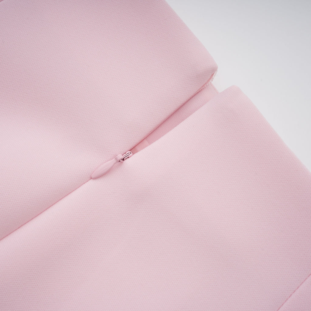 Eira Pink Peter Pan Collar Jacket & Skirt Set