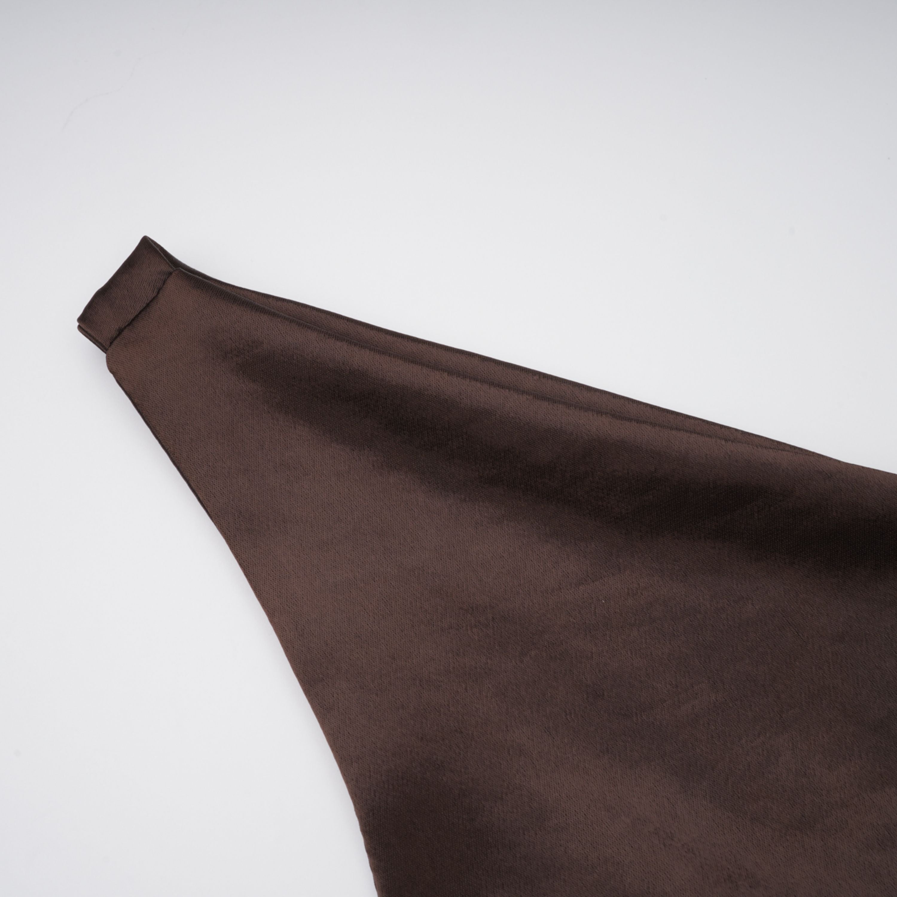 Pernilla Brown One Shoulder Satin Mini Dress (Final Sale-US Only)