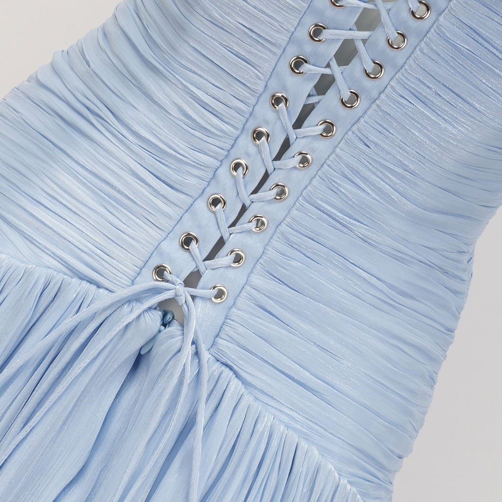 ATISSE TÉRÉBENTHINE — Satin Maxi Dress