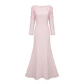 Gunnel Pink Flared Embellished Maxi Gown (Final Sale-US Only)