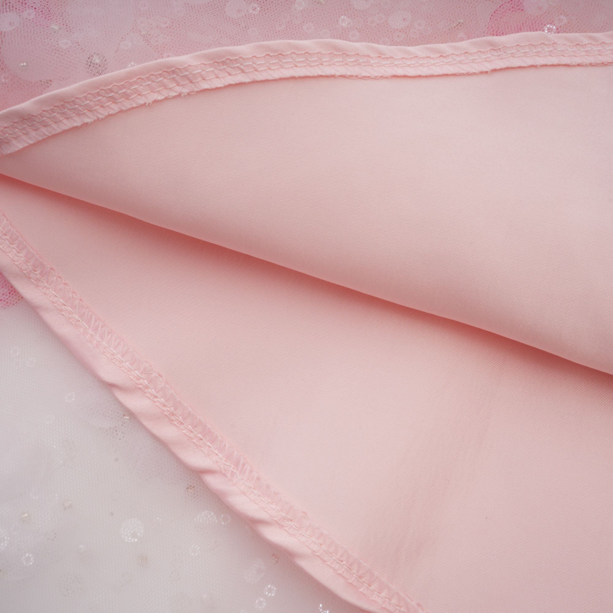 Vestido mini puff con pétalos 3D Lilou de Final Sale, color rosa, con diseño abullonado y detalles en textura suave.