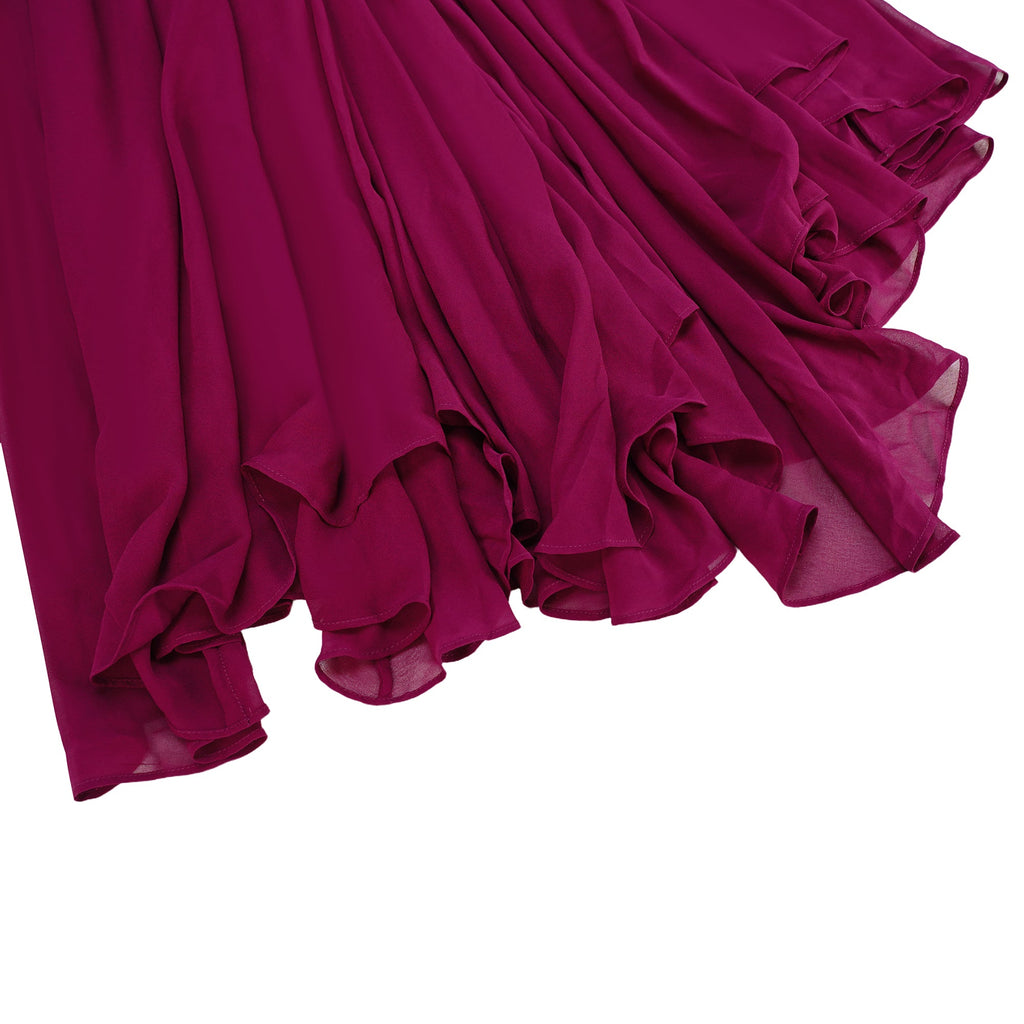 Kerstin Purple Ruched Maxi Dress (Final Sale-US Only)