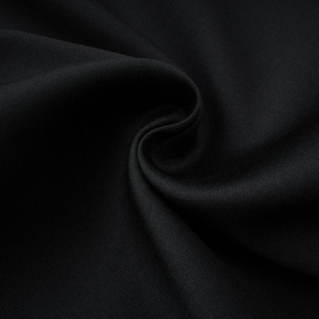 Vestido midi negro Lorelei de novia con cuello alto y tejido tweed, estilo elegante y sofisticado para ocasiones especiales