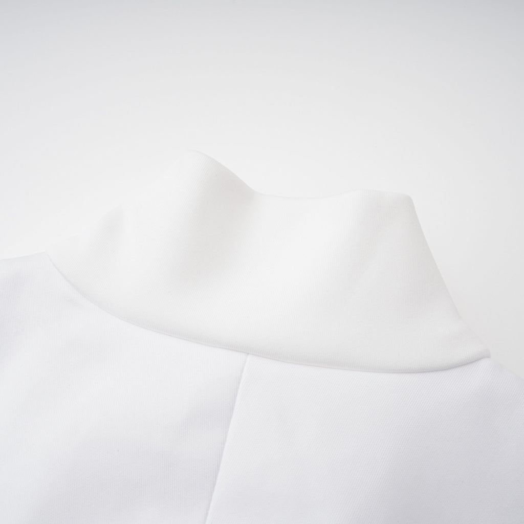 Felice White Structured Cape & Corset Dress Set