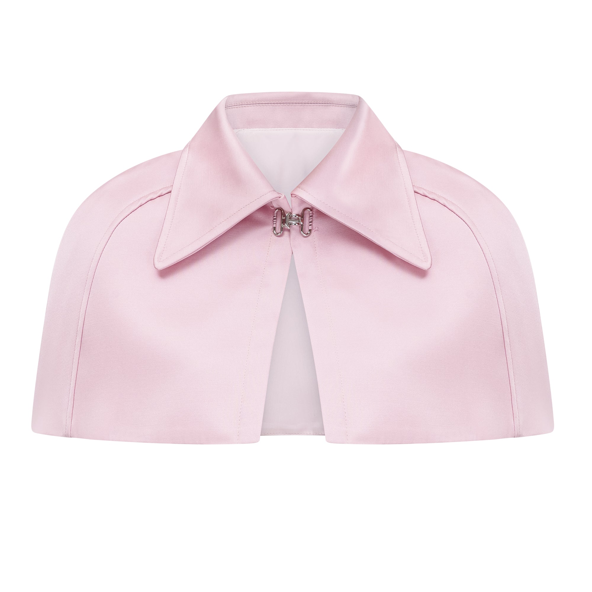 Conjunto de top capa rosa Clara Pink y falda de tul de la marca Bridal, con detalles elegantes y delicados en la imagen.
