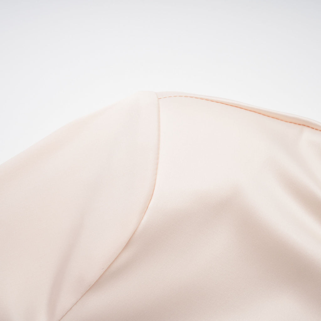 Roxanne Neutral Mock Neck Blouse & Mermaid Skirt Set