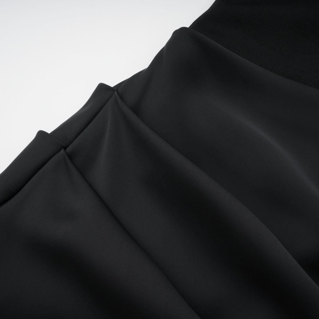 Berit Black Scarf Off Shoulder Ruched Maxi Dress