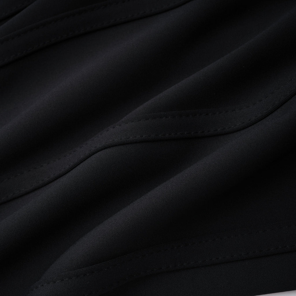 Cordelia Black Decorative Stitching Leggings