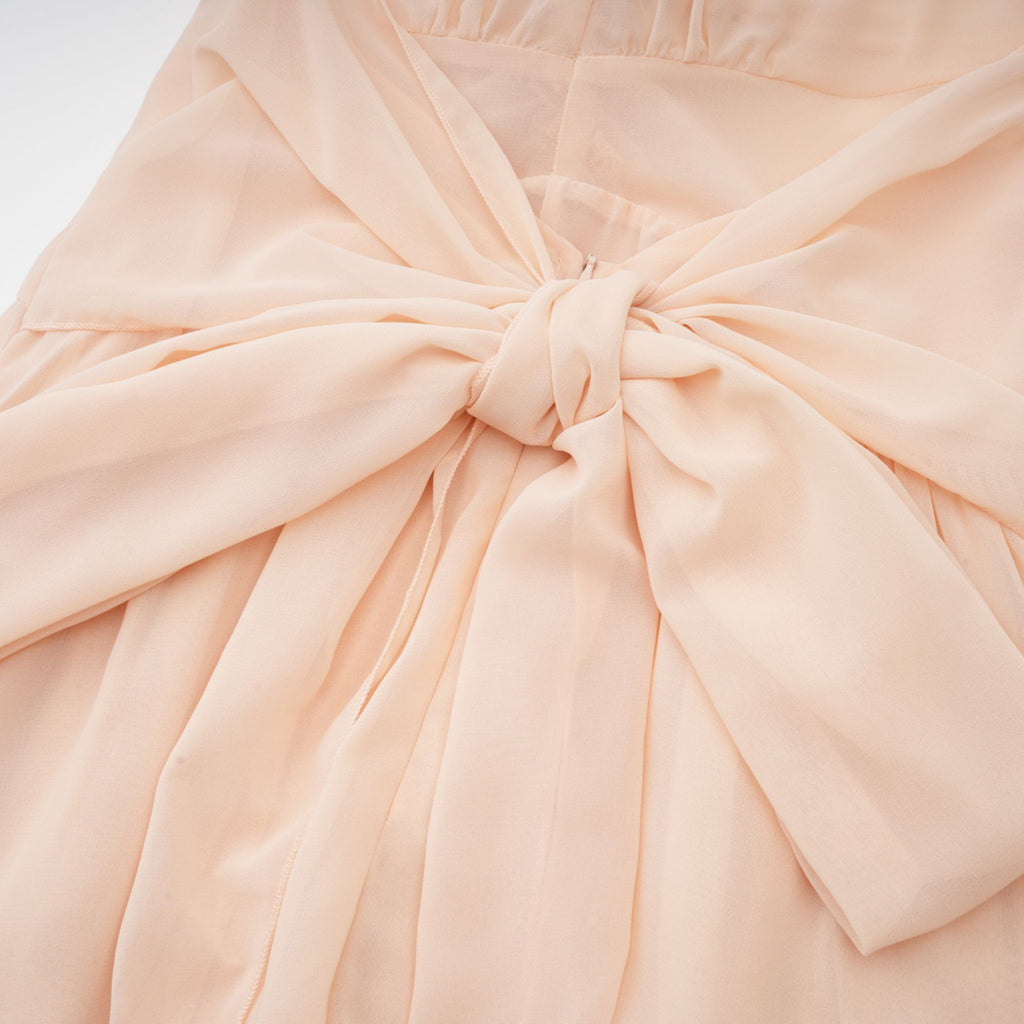Élodie ruffled faux-flower maxi dress (Final Sale-US Only)