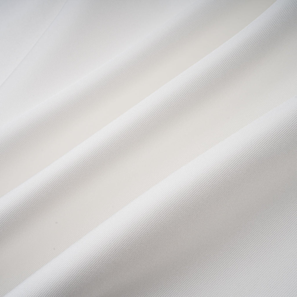 Vestido midi blanco Amandine de manga corta y espalda descubierta, estilo elegante y femenino, de la marca Final Sale.
