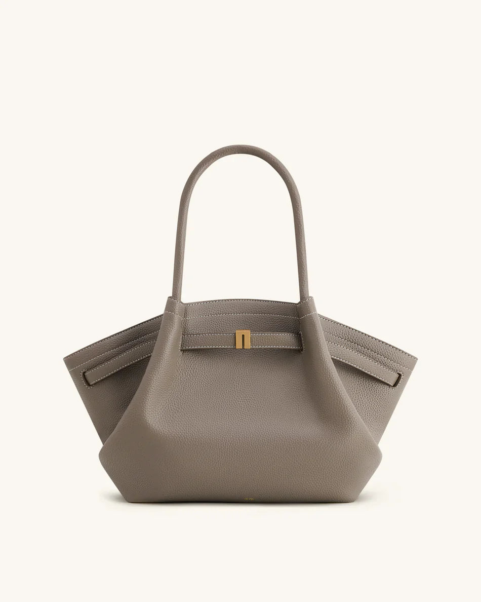 Hana Medium Tote Bag – Garnet - Angela Puerto