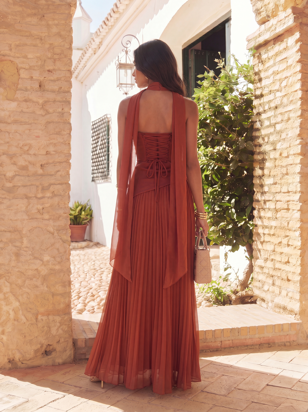 VESTIDO MAGNOLIA CHAMPÁN