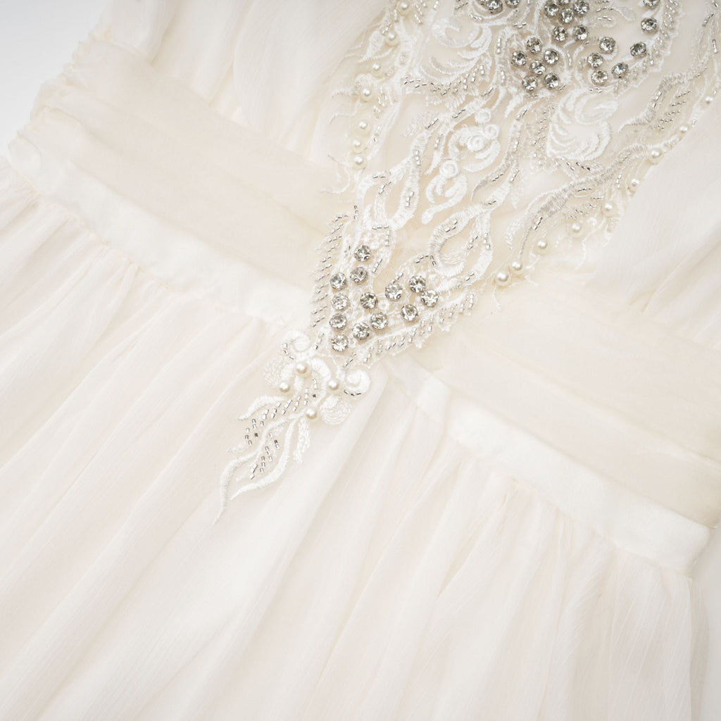 Mirage lace-detail embellished dress (Final Sale-US Only)