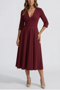 The Chiara | Vestido burdeos Lorenza Selection
