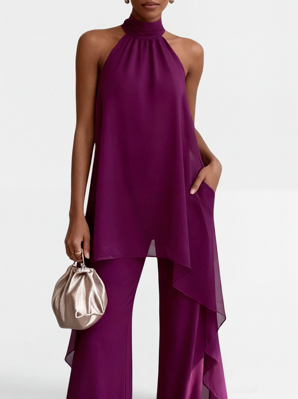 Clara | Completo elegante con scollo all'americana