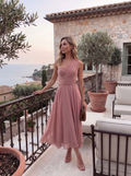 The Murano | Vestido multiposición oro rosa