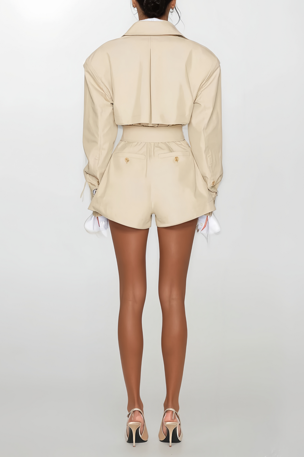 ATISSE PRISCILLE — Asymmetrical Trench Jacket