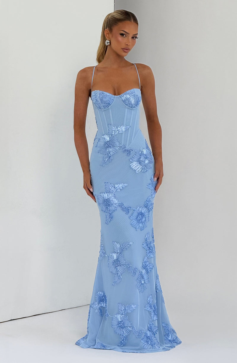 IMARA | Vestido Largo Satin Elegance - Angela Puerto
